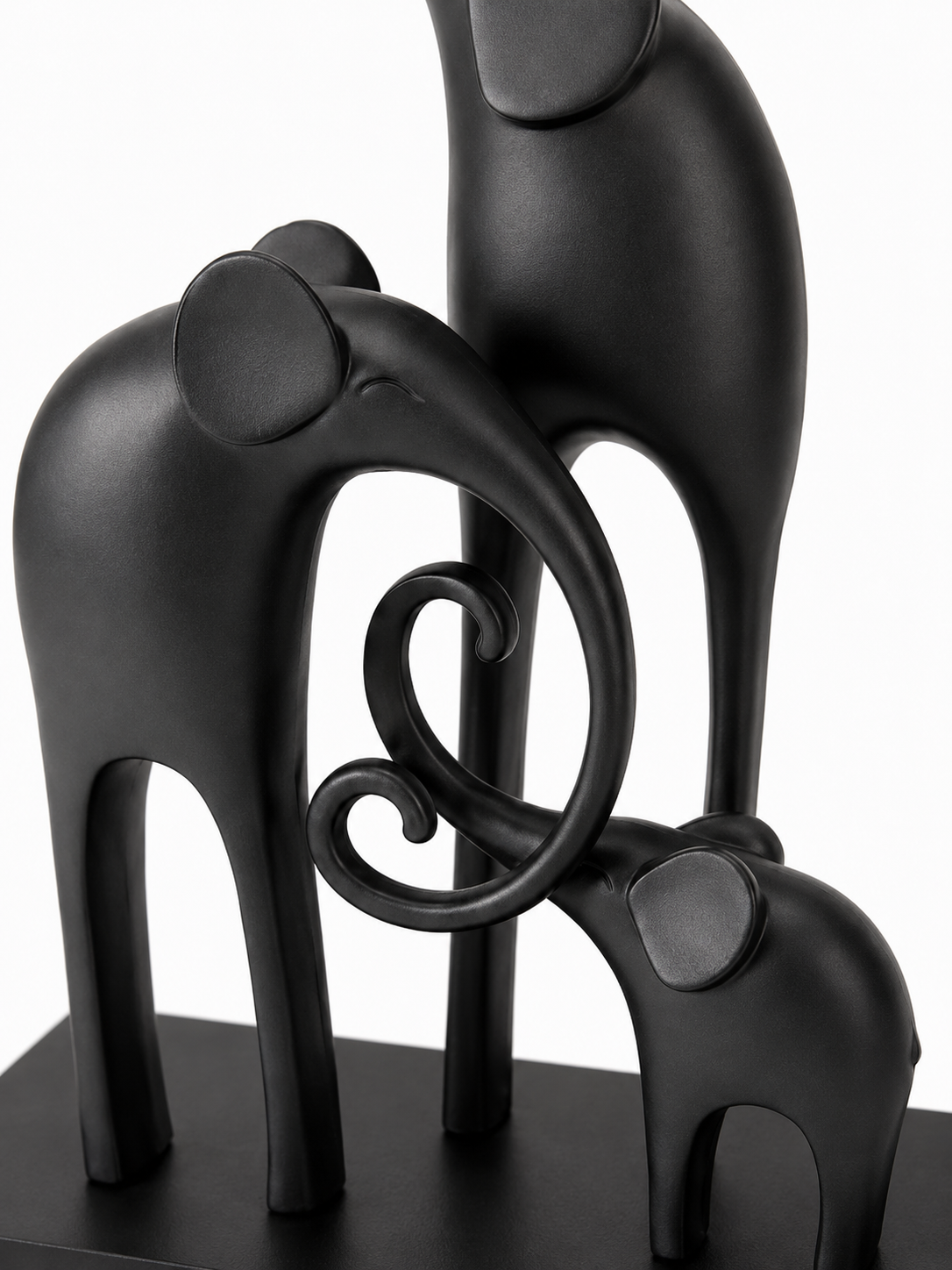 Figurine Trio éléphant – vue 3 du produit | ODECO