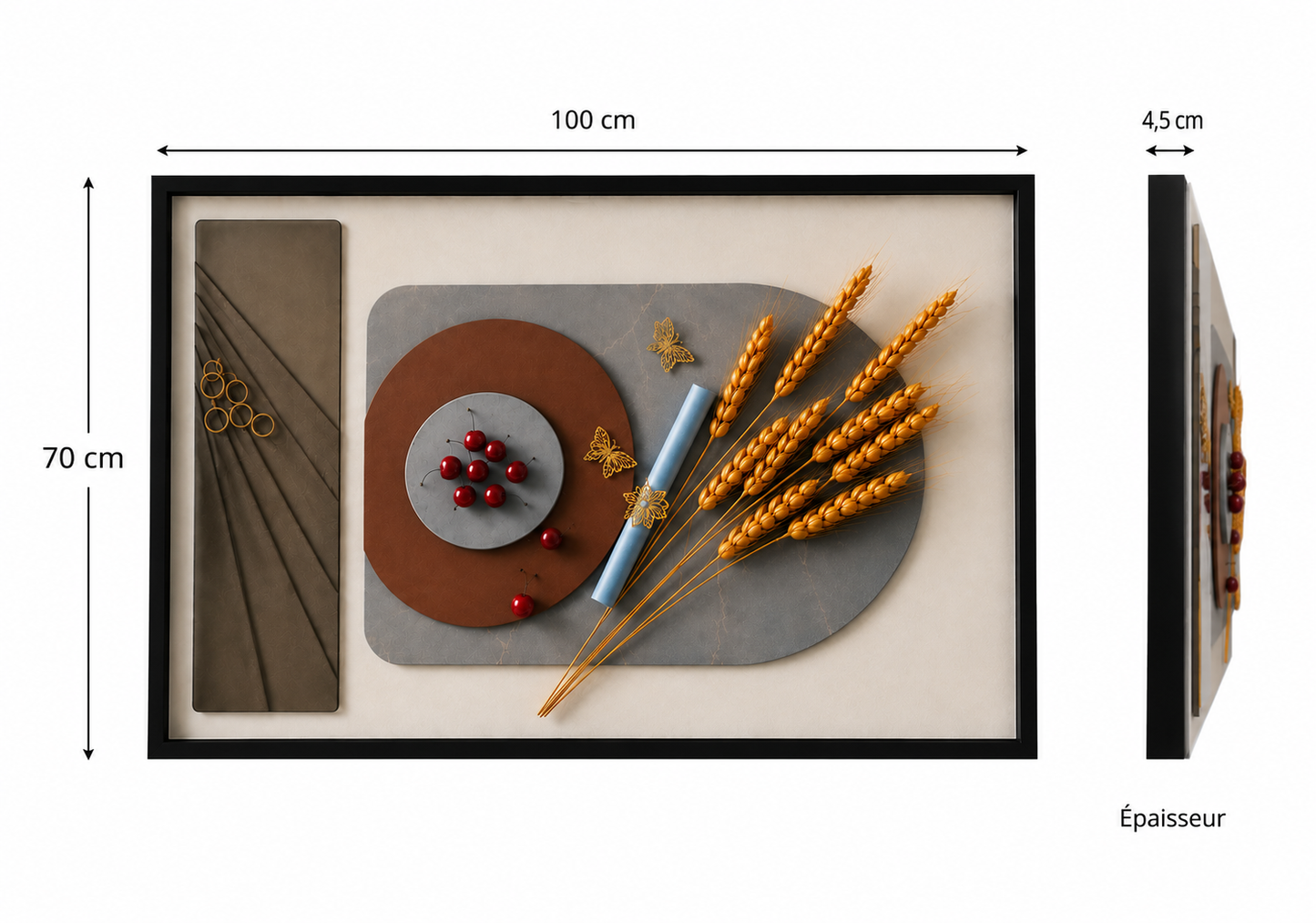 Kitchen Wall Art Place Mat Set