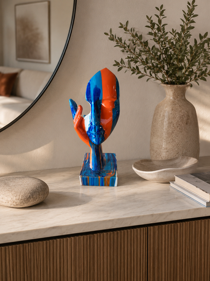 Figurine Visage Coloré — vue principale, ODECO Boisbriand