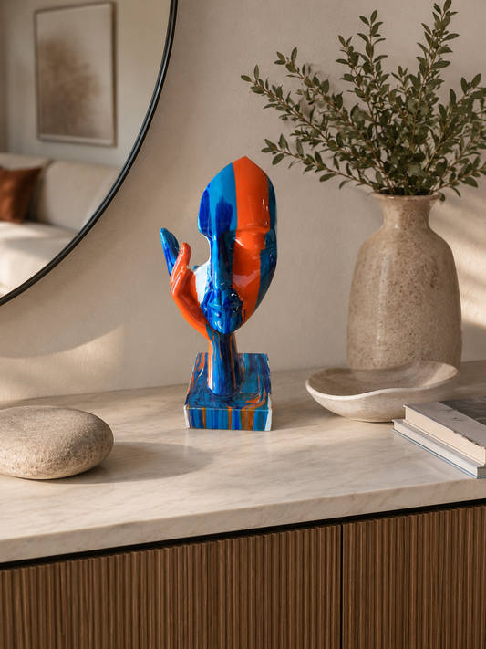 Figurine Visage Coloré – vue principale | ODECO