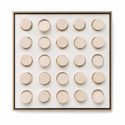 Tableau relief 3D géométrique — 60 × 60 cm — vue 5, ODECO Boisbriand