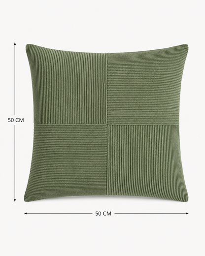 Coussin texturé à motifs quadrillés – 50 × 50 cm — vue 7, ODECO Boisbriand
