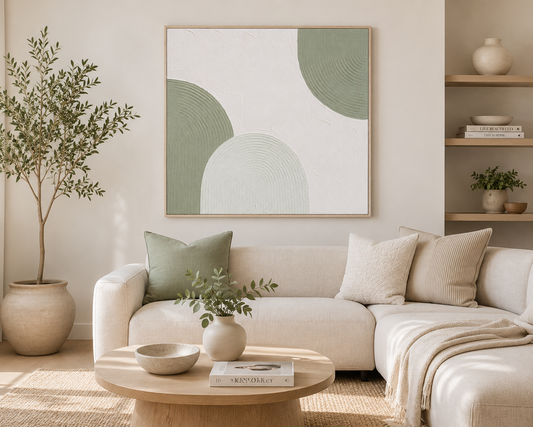 Minimalist Painting on Canvas 80x80