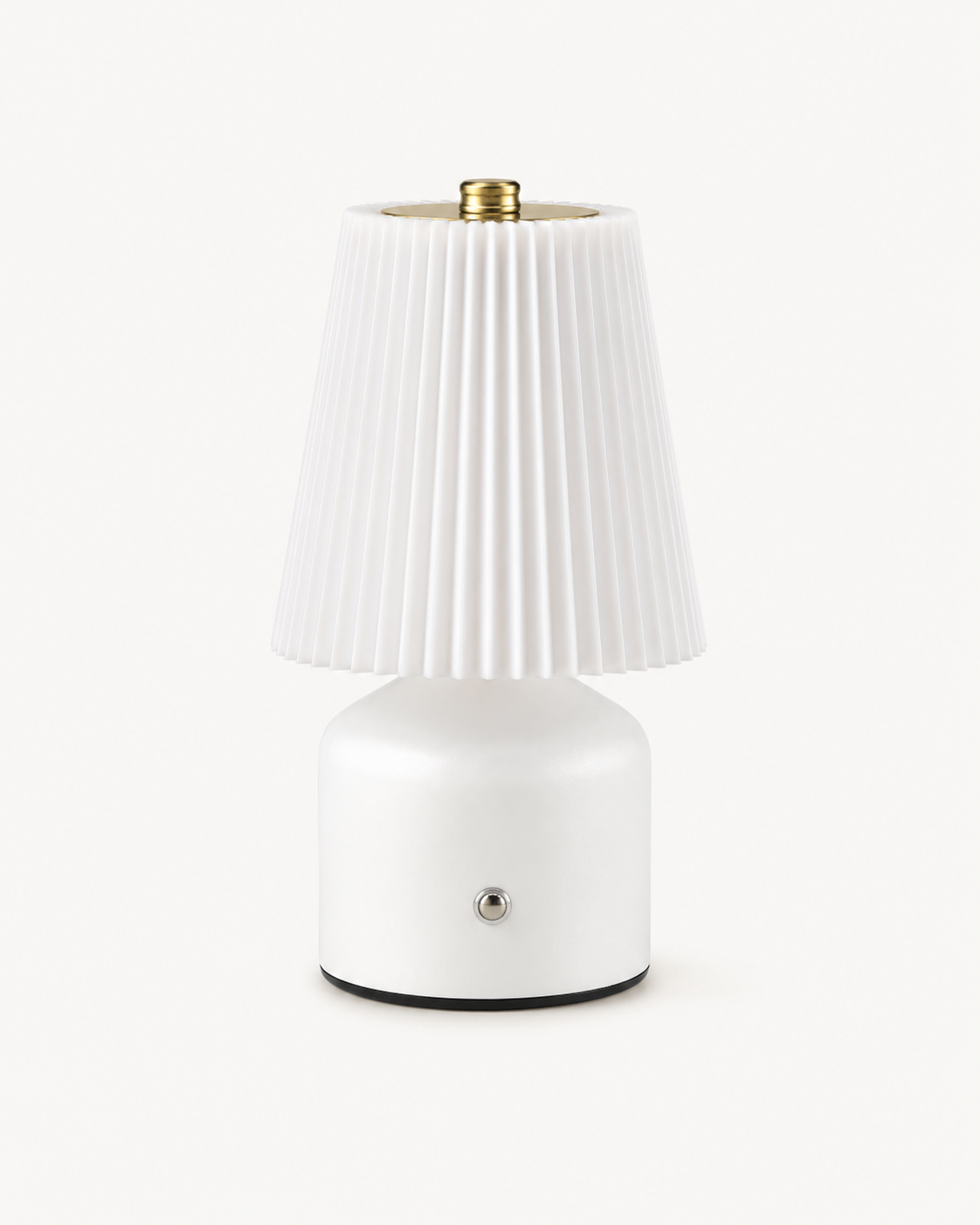 Lampe Rechargeable Vintage Noir, blanc, beige, bois – vue 8 du produit | ODECO