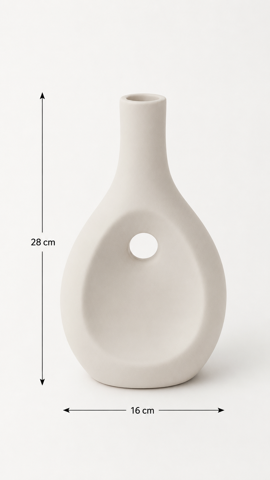 Vase en Céramique Petit Trou (GM)
