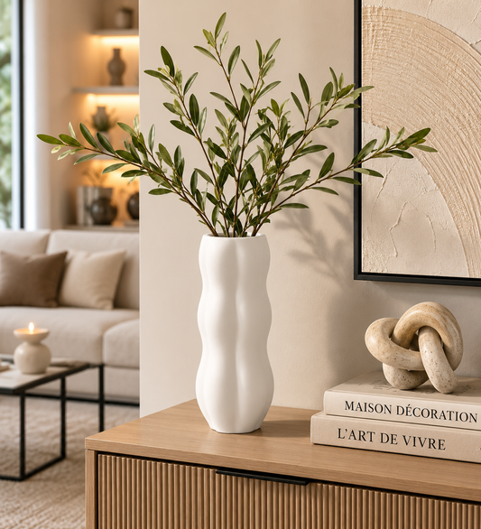 Vase en Céramique Nuage (PM) – vue 2 du produit | ODECO