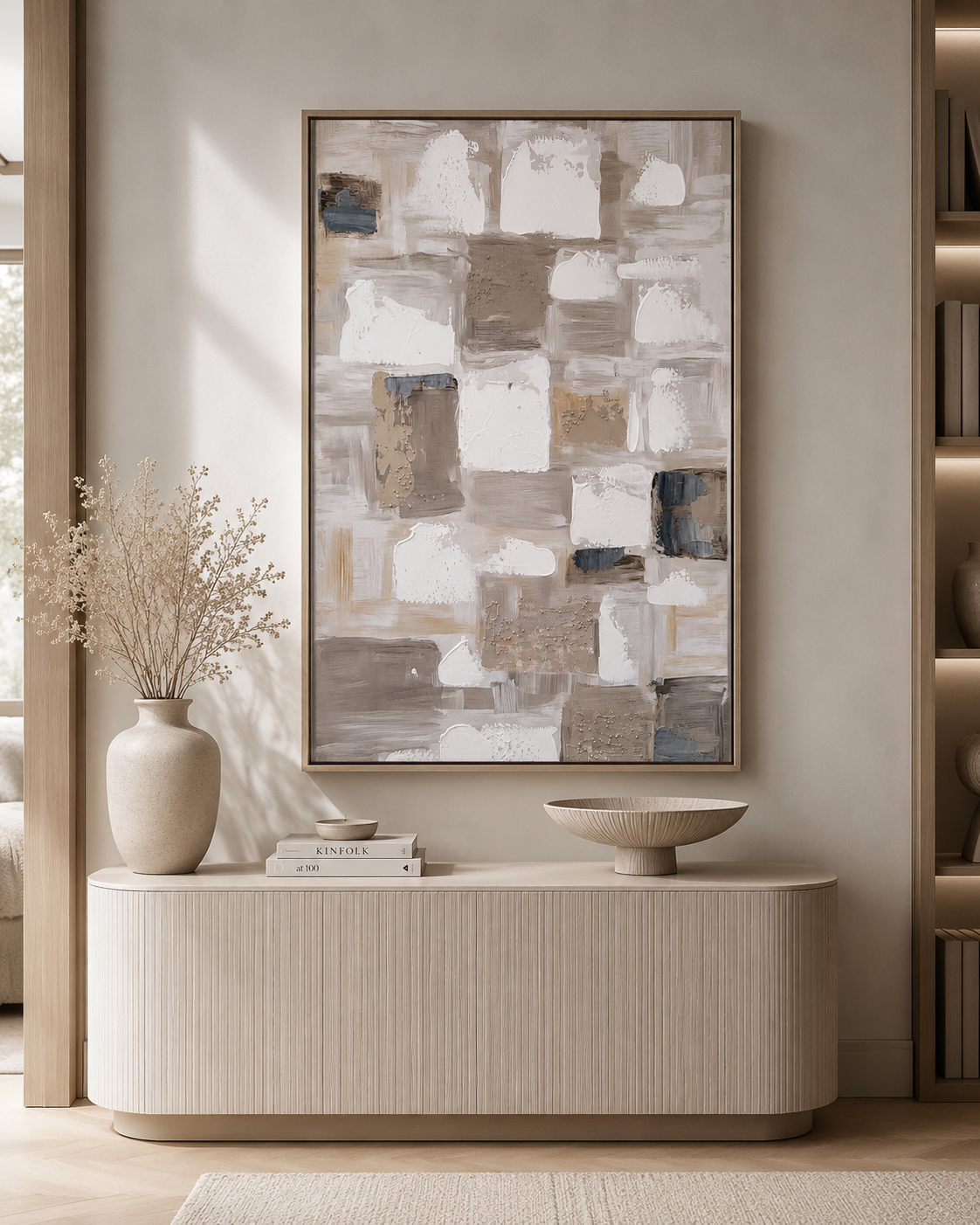 Abstract Painting on Canvas