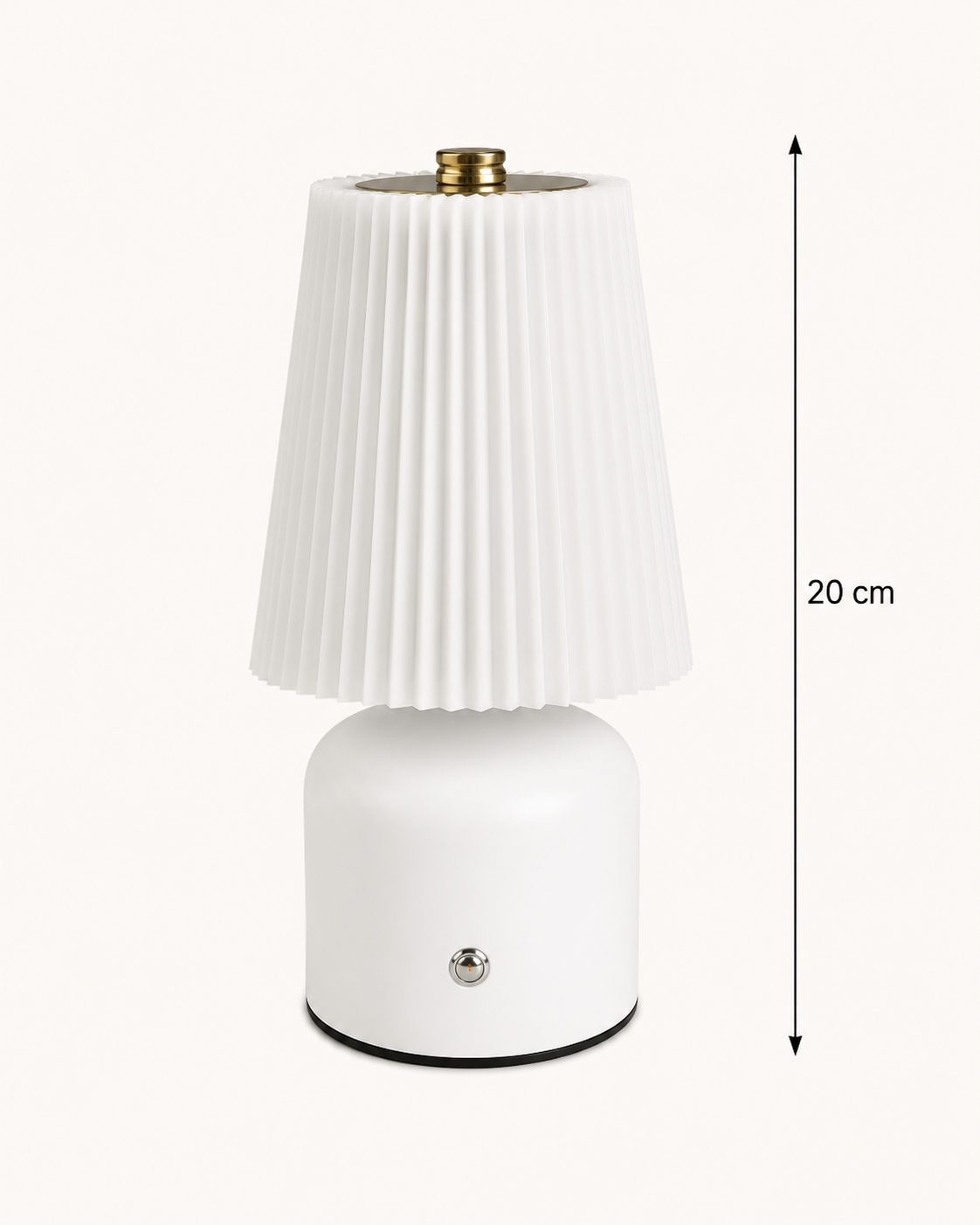 Lampe Rechargeable Vintage Noir, blanc, beige, bois – vue 13 du produit | ODECO