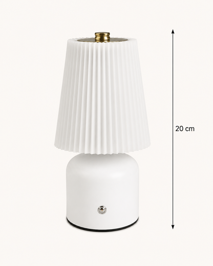 Lampe Rechargeable Vintage Noir, blanc, beige, bois — vue 13, ODECO Boisbriand