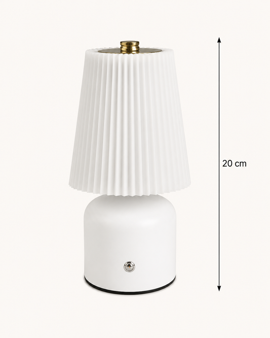 Lampe Rechargeable Vintage Noir, blanc, beige, bois — vue 13, ODECO Boisbriand