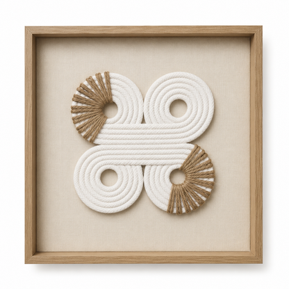 Tableau décoratif 3D forme huit — 40 × 40 cm — vue 4, ODECO Boisbriand
