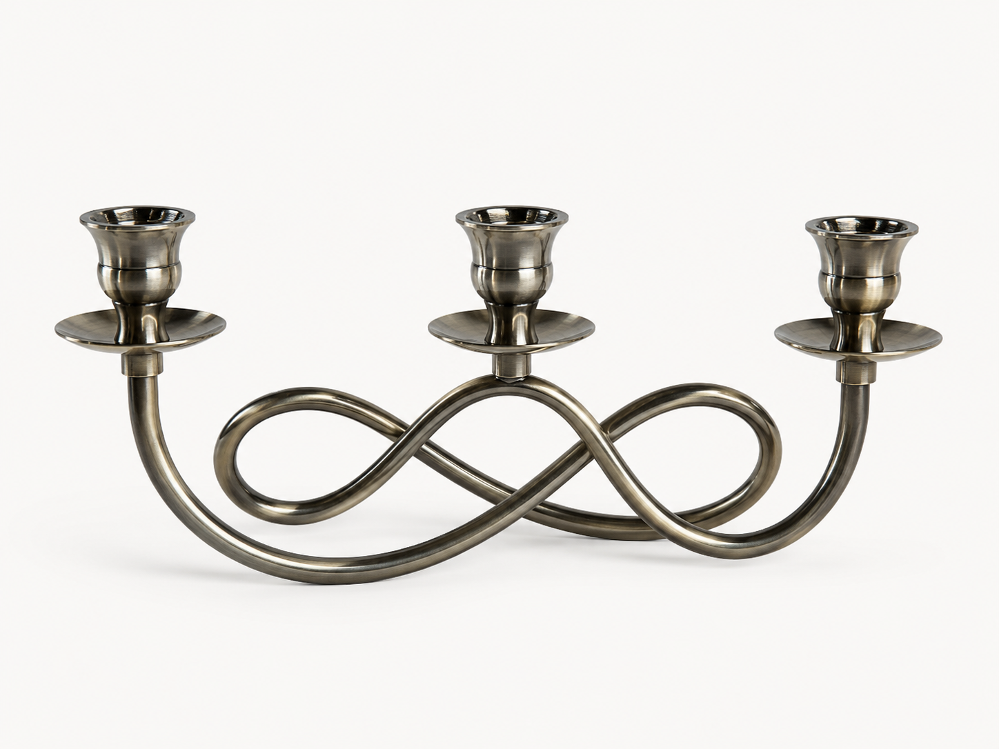 Chandelier Argenté 3branches – vue 7 du produit | ODECO