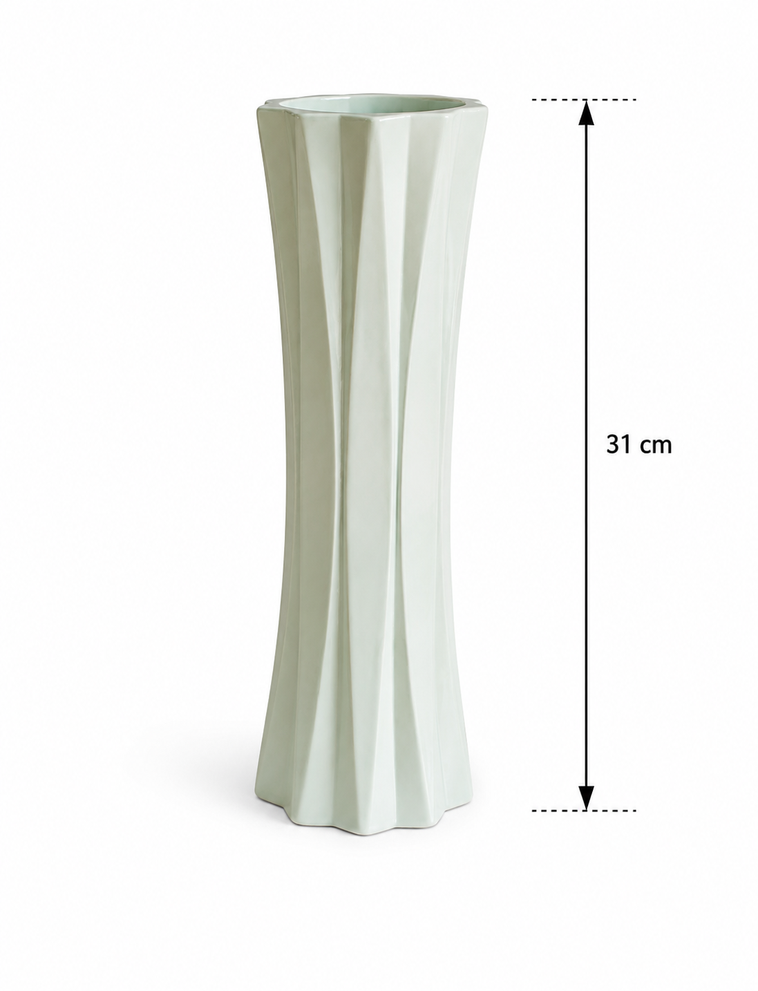 Vase en Céramique « Flûte » (GM) – vue 11 du produit | ODECO