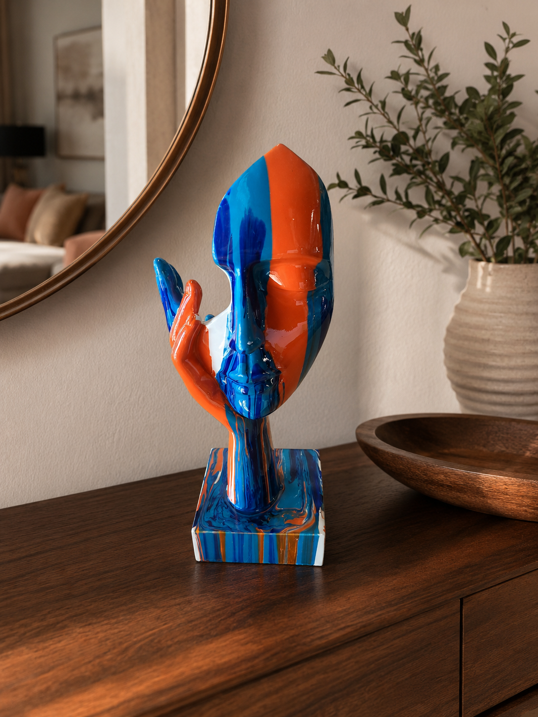 Figurine Visage Coloré – vue 9 du produit | ODECO