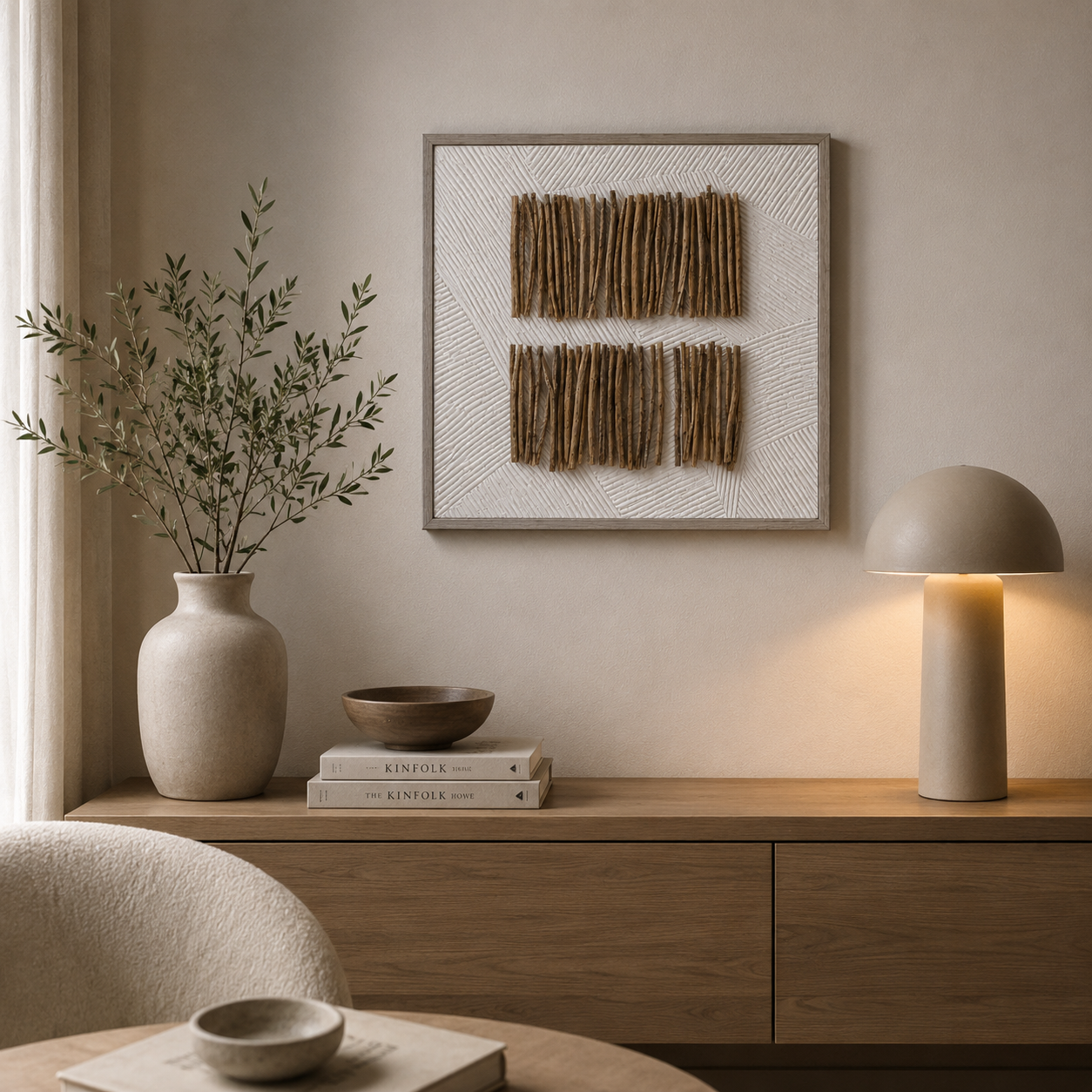 3D Wooden Ends Picture 40x40