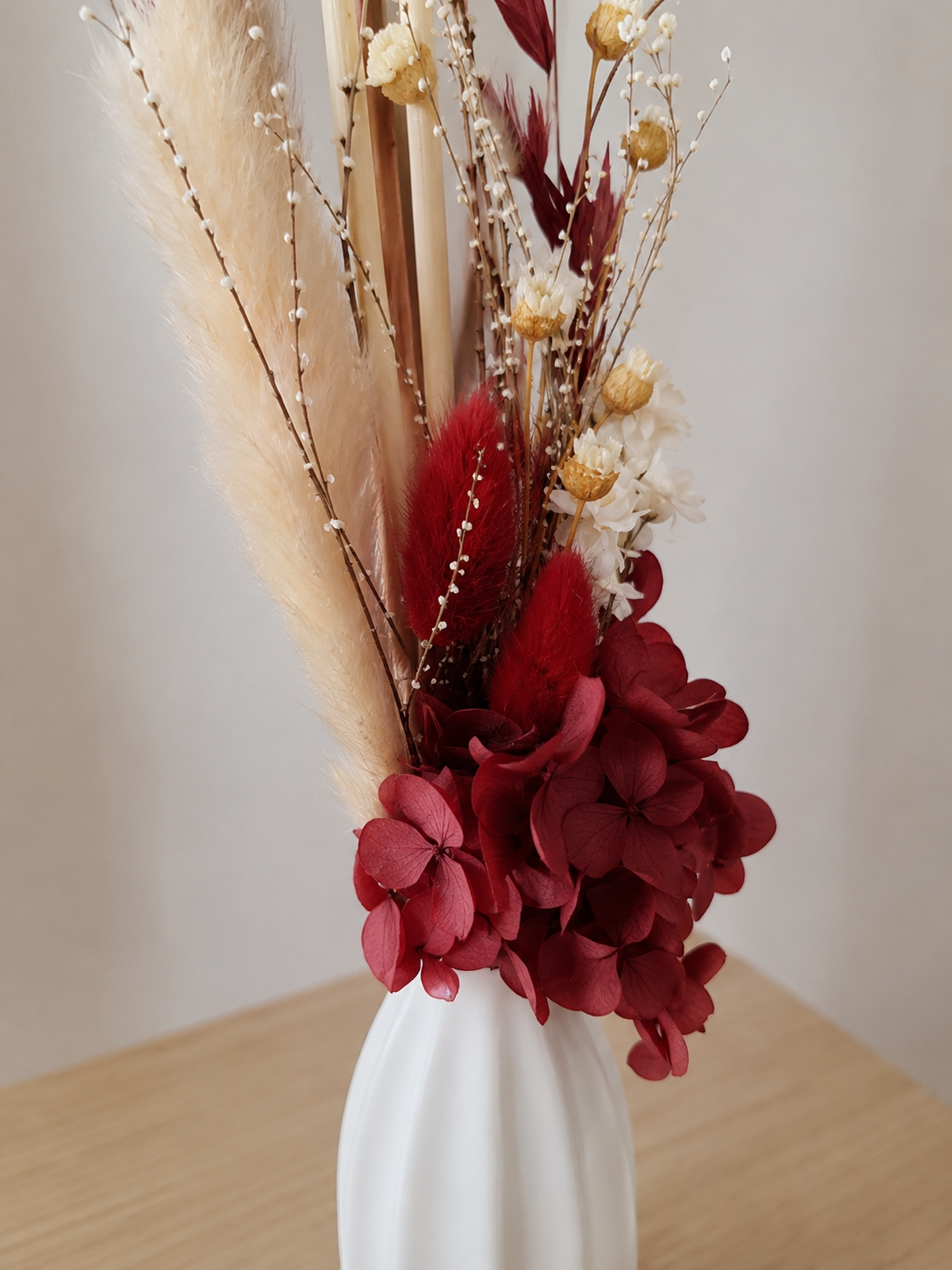 Mini Vase +fleures Séchées Multicouleurs – vue 2 du produit | ODECO