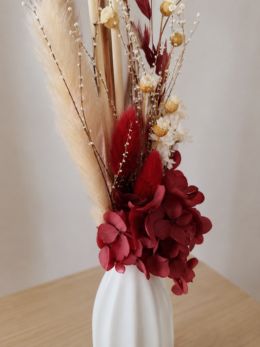 Mini Vase +fleures Séchées Multicouleurs – vue 2 du produit | ODECO