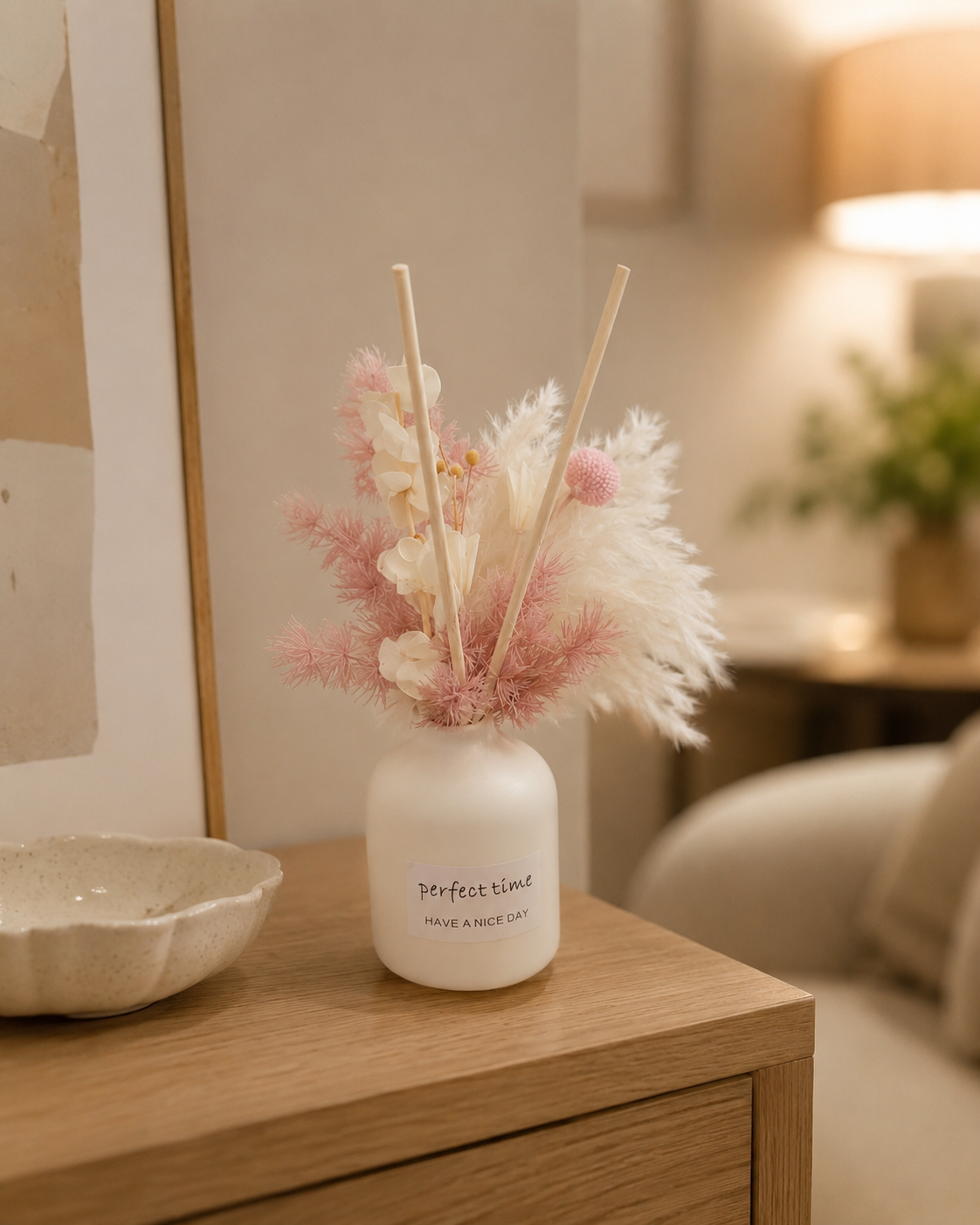 Mini Vase+fleurs séchées – vue principale | ODECO