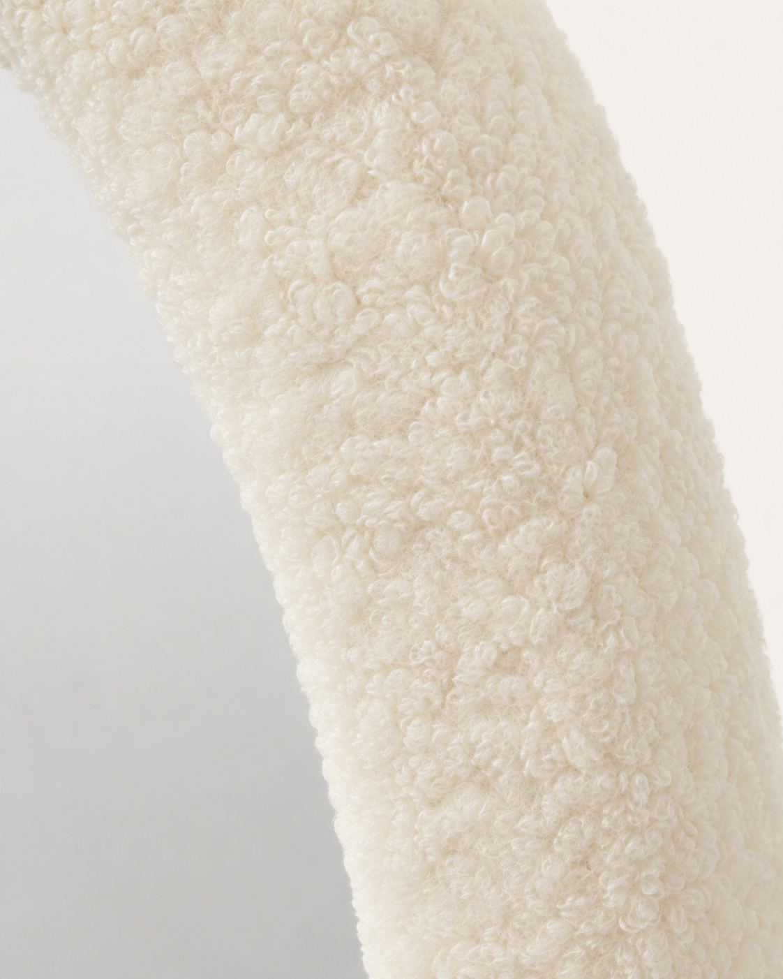 Miroir Fluffy Arc Pointu Blanc – vue 3 du produit | ODECO
