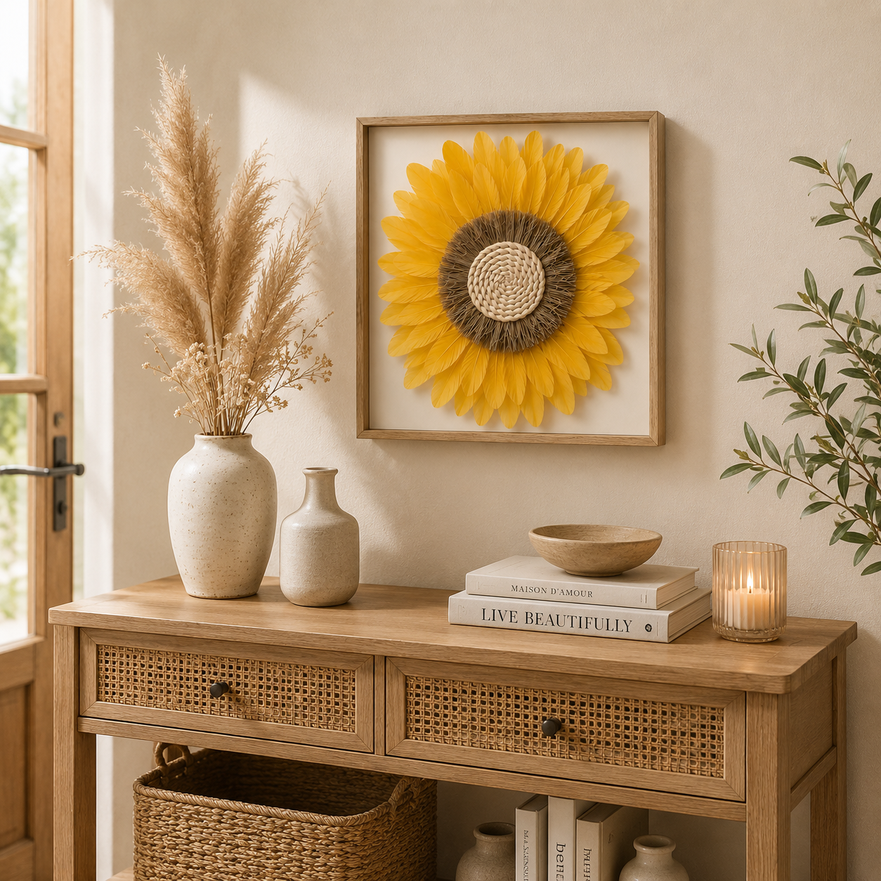 Decorative Sunflower Painting 40*40