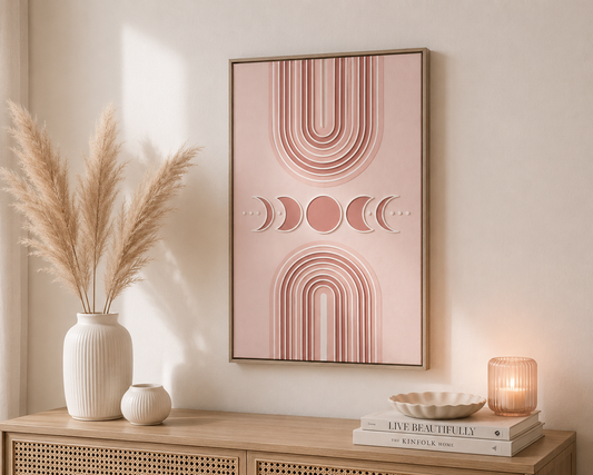 Minimalist Lunar Painting 50*70