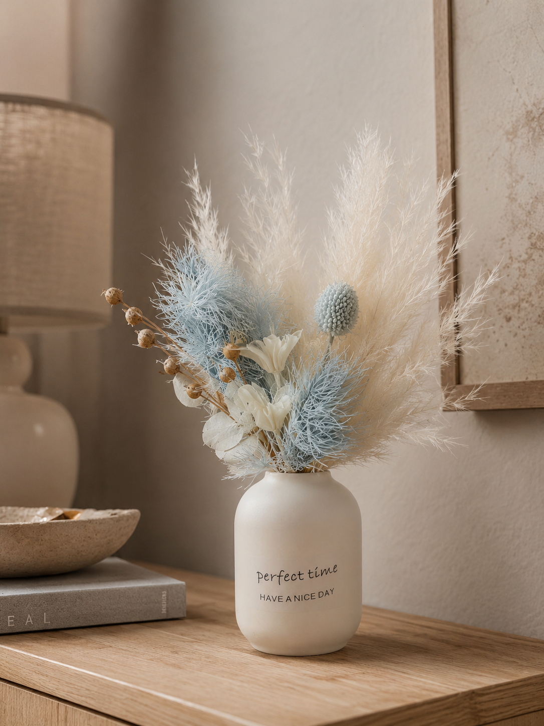 Mini Vase+fleurs séchées – vue 4 du produit | ODECO