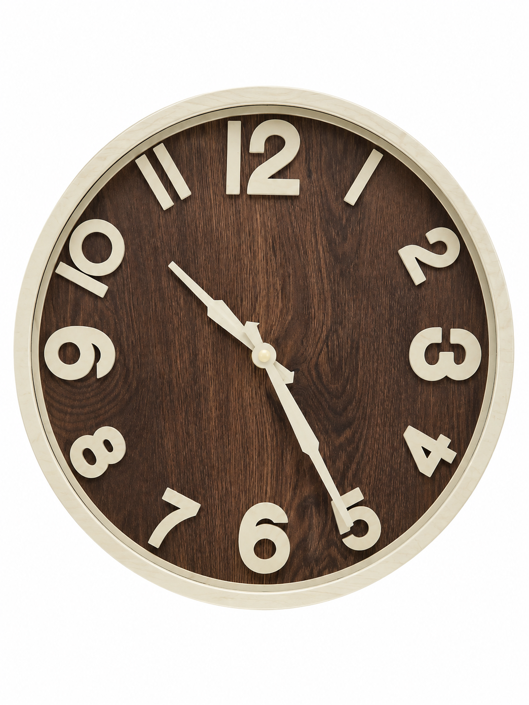 Horloge Murale Effet Bois Naturel – vue 10 du produit | ODECO