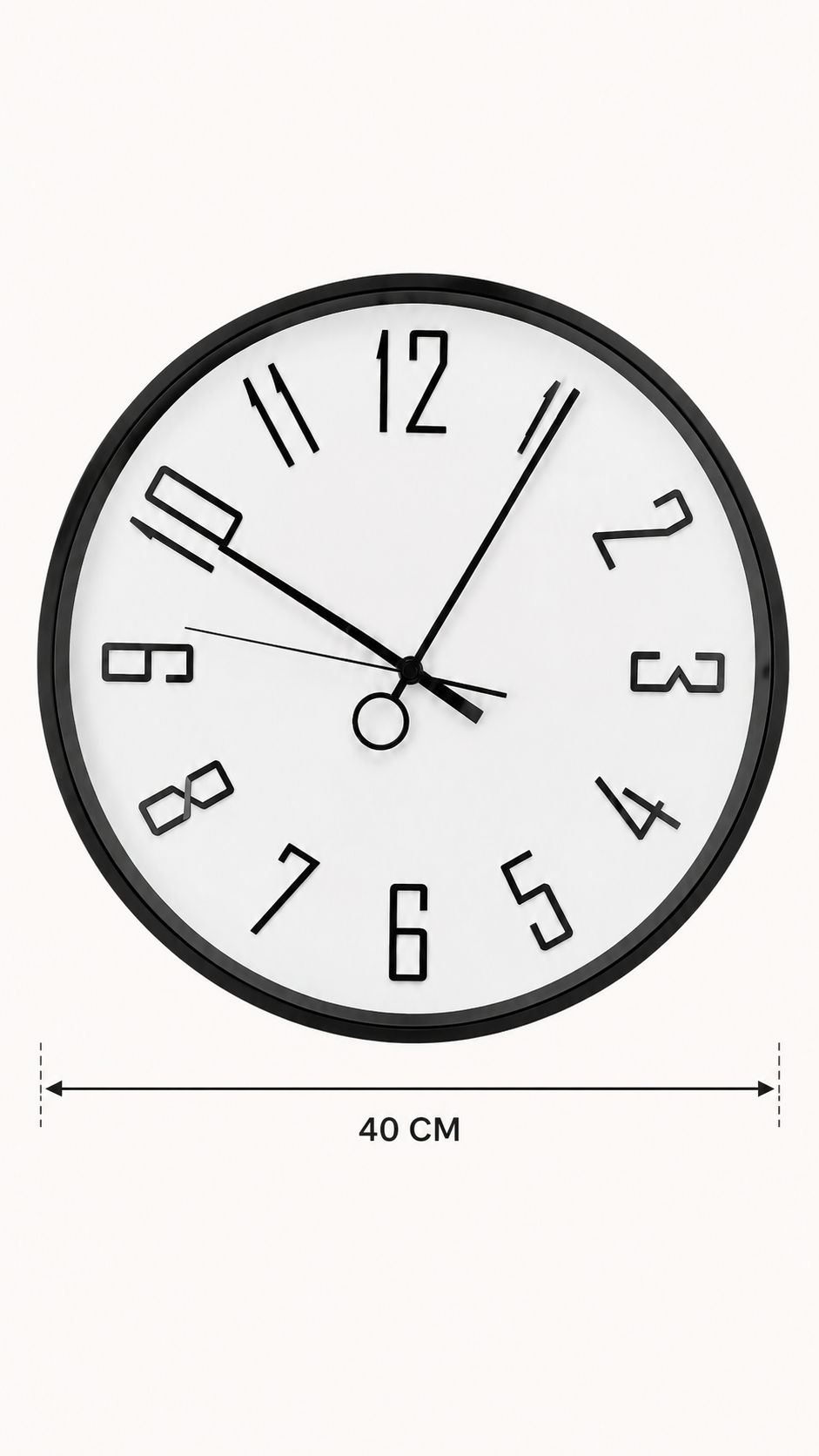 Horloge Murale 40cm Anneau – vue 9 du produit | ODECO