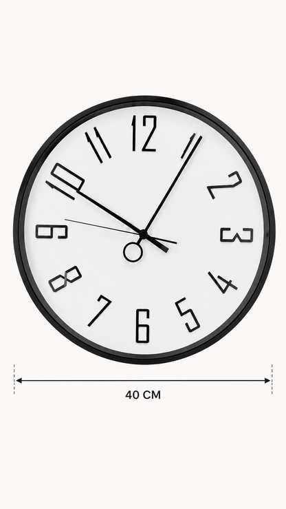 Horloge murale anneau — 40 cm — vue 9, ODECO Boisbriand
