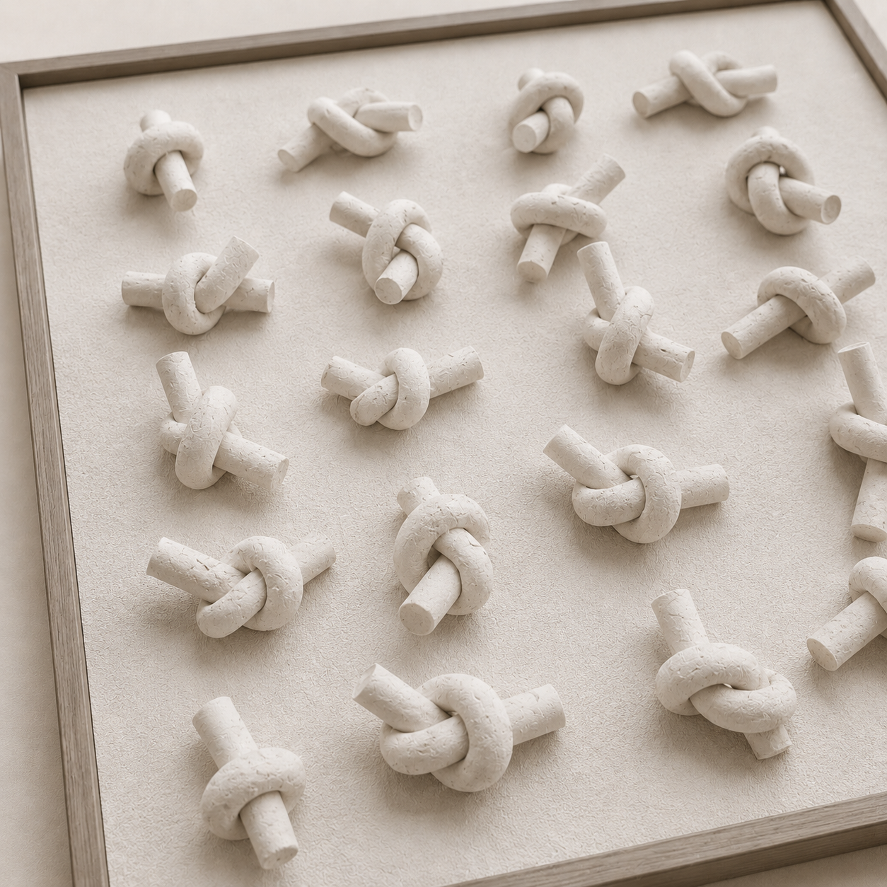 3D Relief Knots Wall Art 40x40