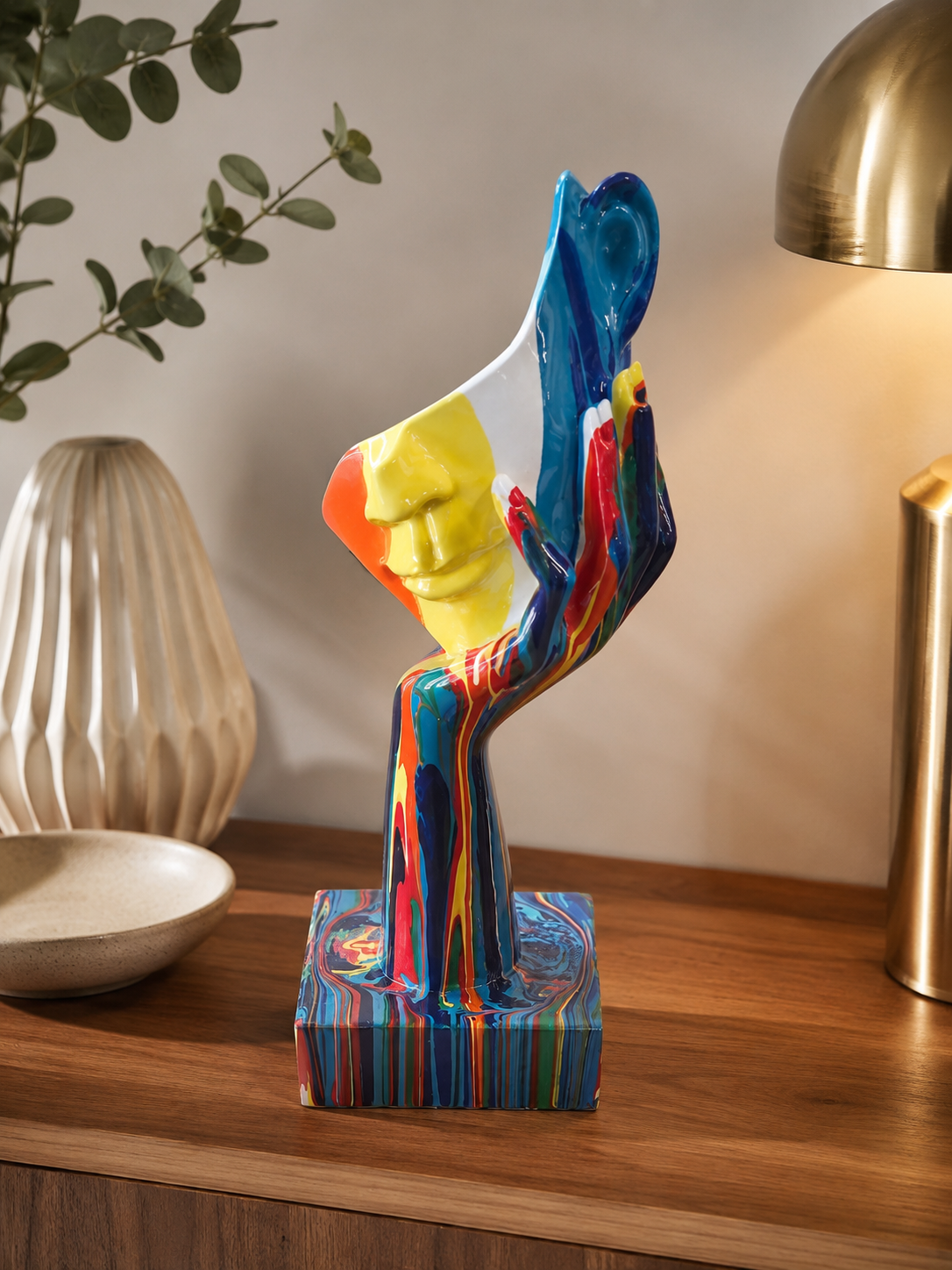 Figurine Visage Coloré – vue 5 du produit | ODECO