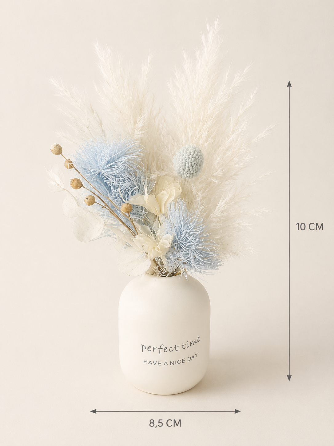 Mini Vase+fleurs séchées – vue 6 du produit | ODECO