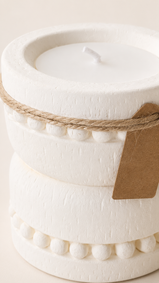 Bougie Texturé pilier