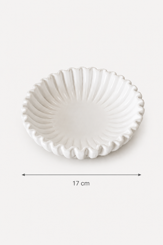 Plateau décoratif festonné effet granite — vue 6, ODECO Boisbriand