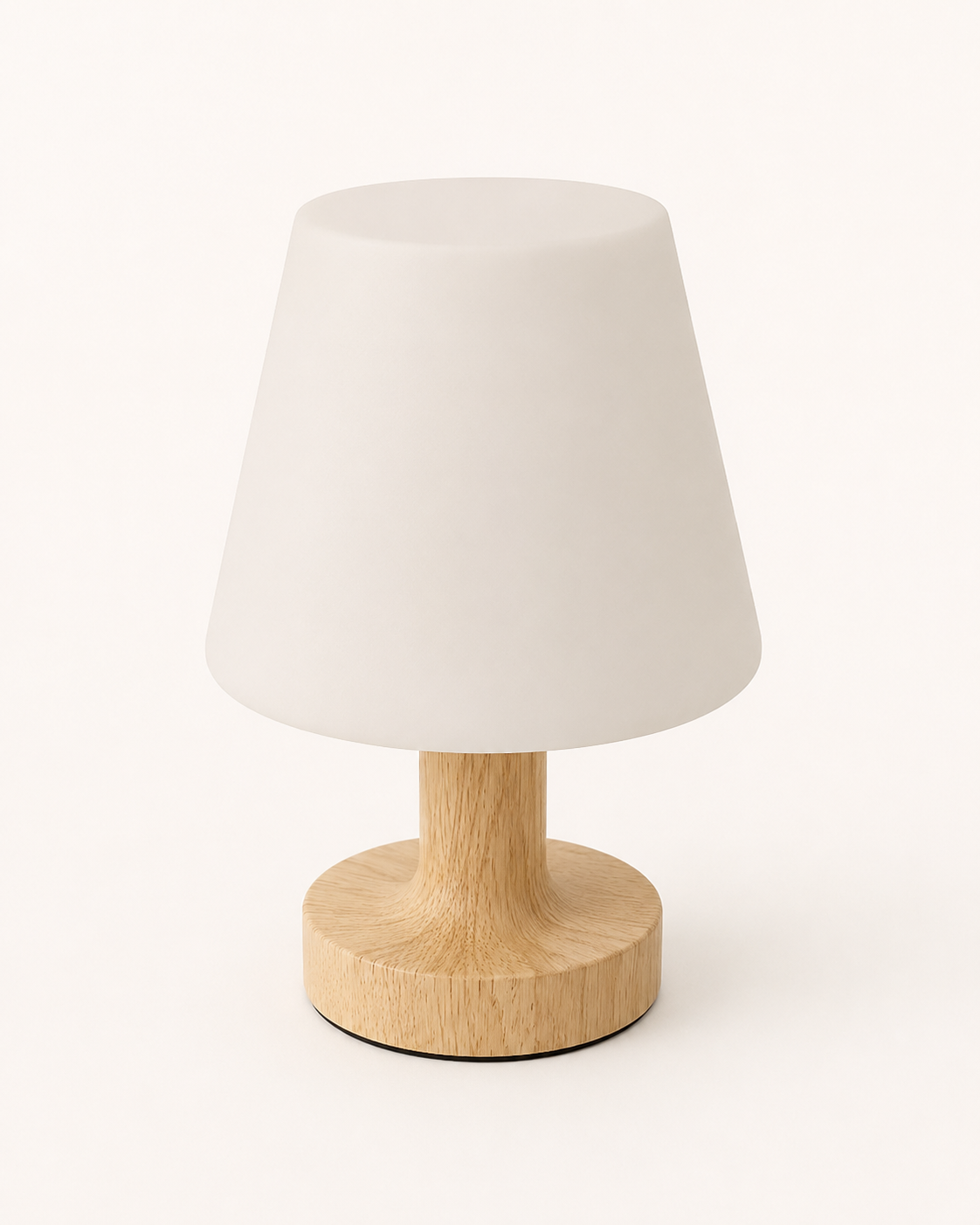 Lampe Rechargeable Miniature Noir, blanche, bois – vue 11 du produit | ODECO
