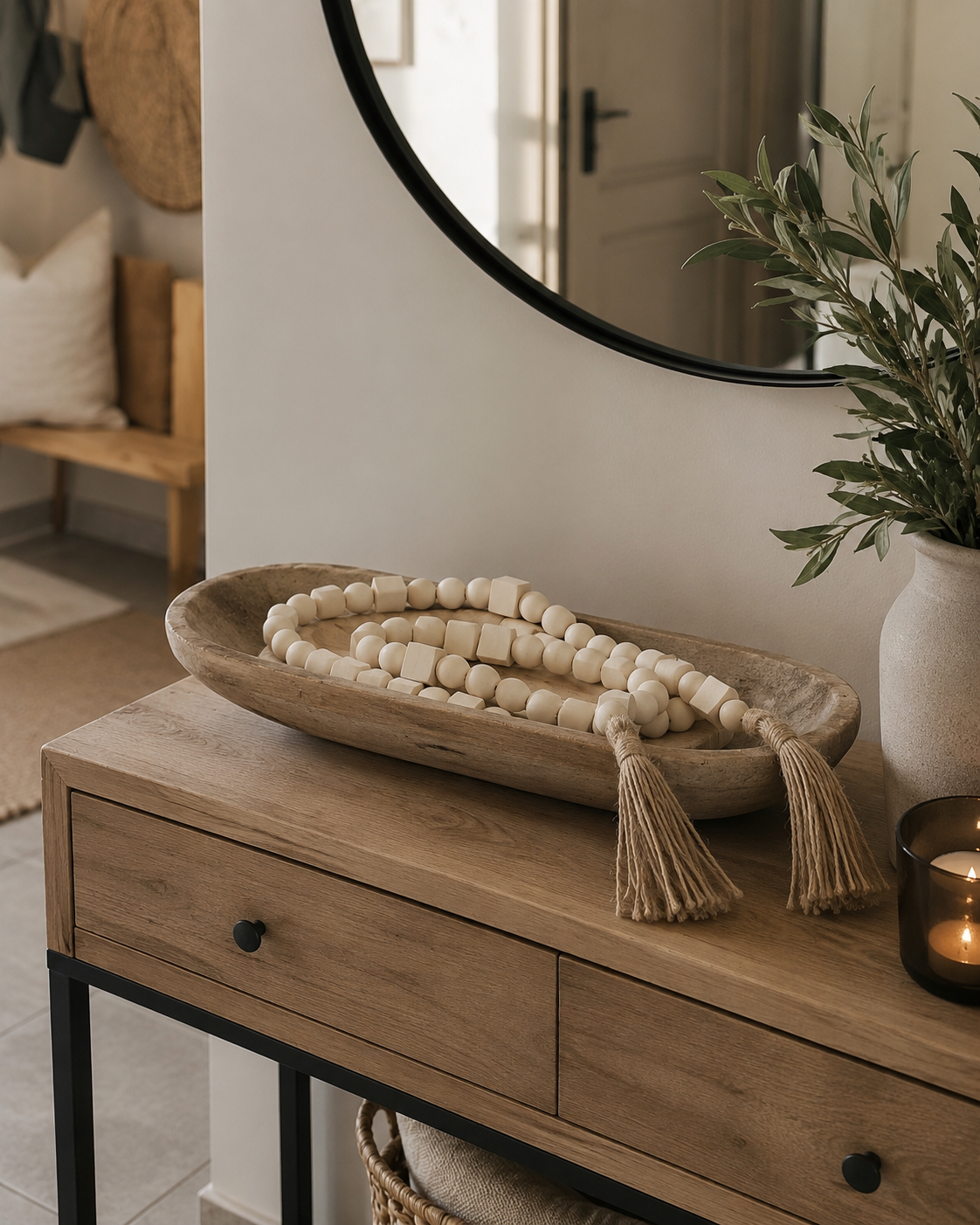 Chapelet de Perle Rond et Cubique – vue principale | ODECO