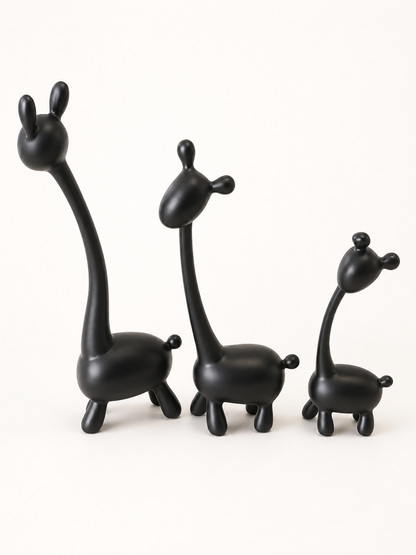 Figurine Trio girafe — vue 5, ODECO Boisbriand