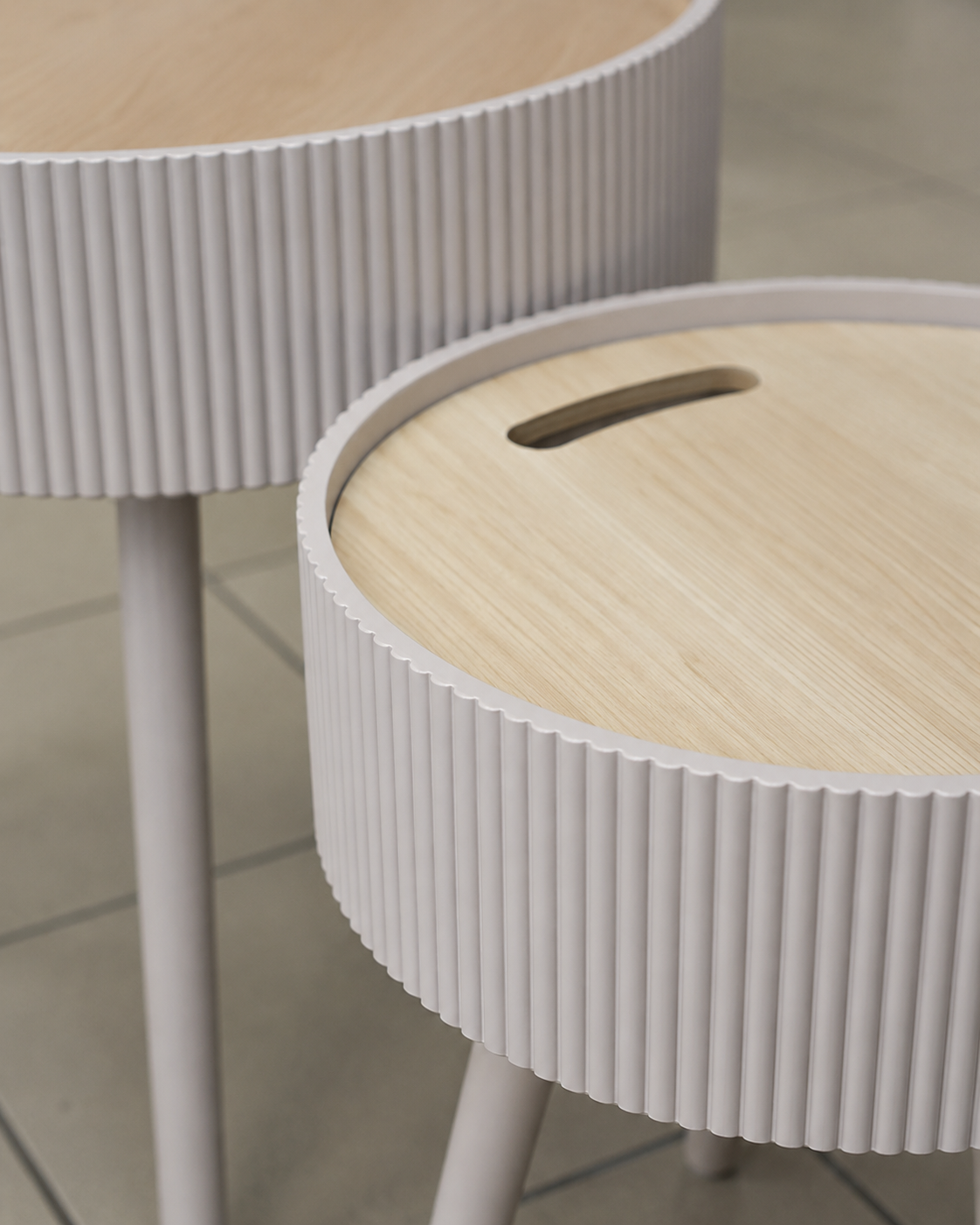 Table Gigogne Style Nordique Set 2 – vue 8 du produit | ODECO