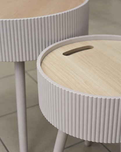 Table Gigogne Style Nordique Set 2 — vue 8, ODECO Boisbriand