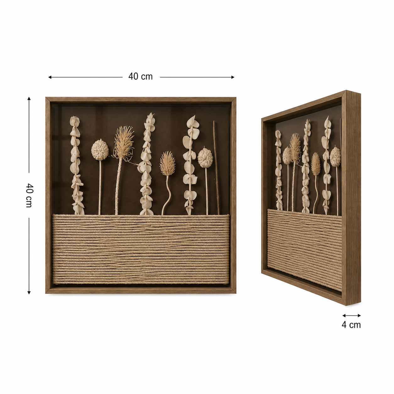 3D Festive Decoration Canvas 40*40