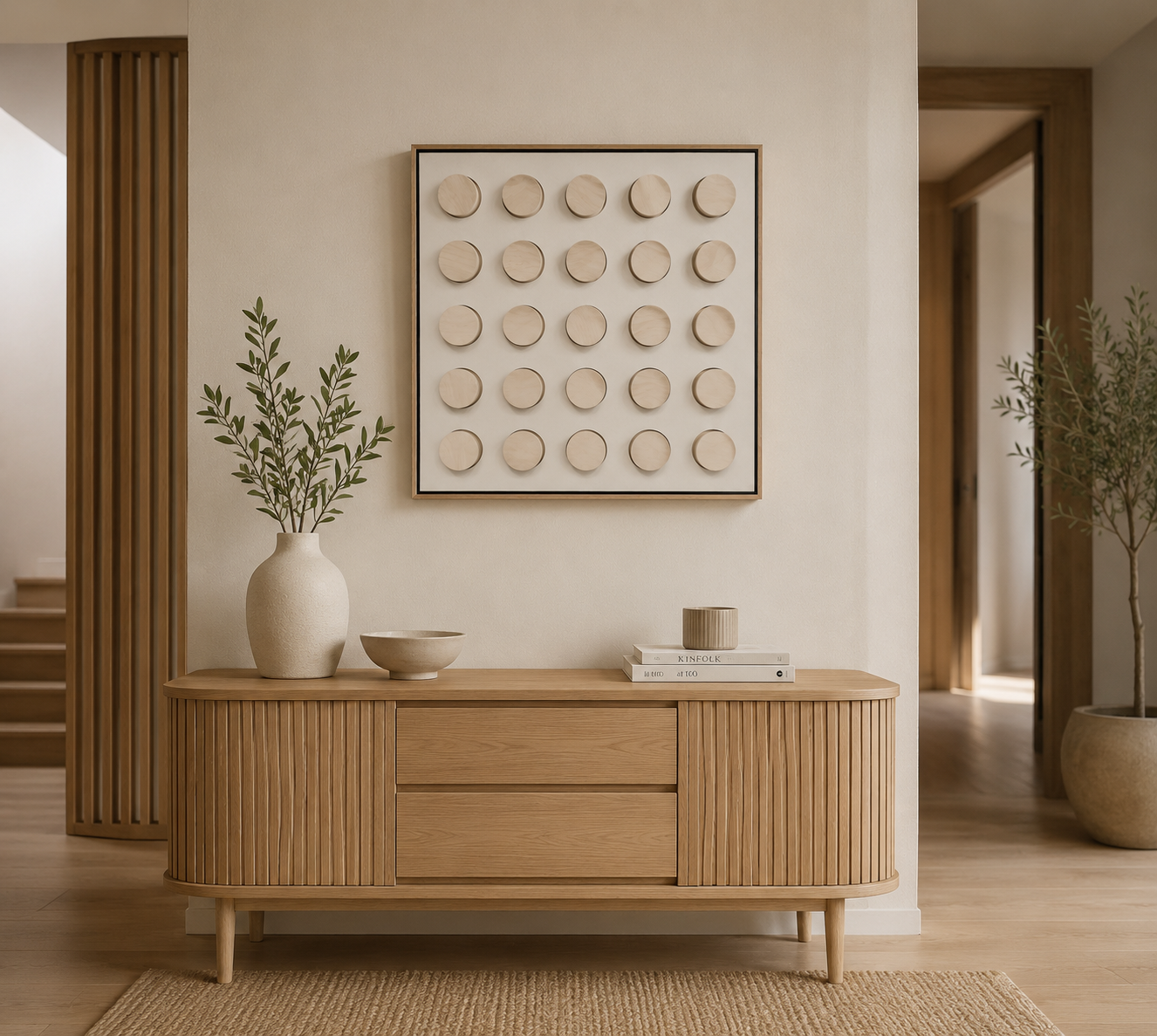 3D Geometric Relief Art 60*60