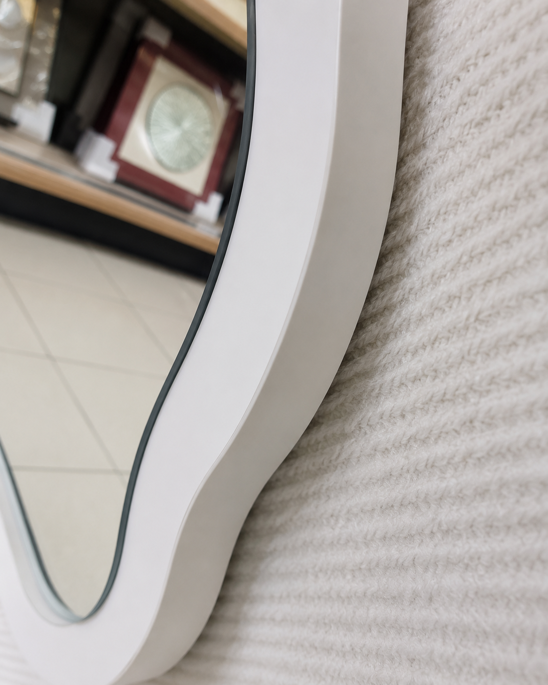 Miroir Nuage Couleur Blanc – vue 3 du produit | ODECO