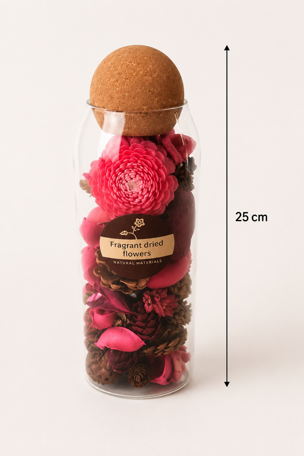 Pot Pourris en Verre Bombé – vue 10 du produit | ODECO
