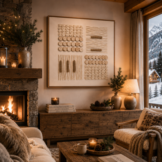 3D Decorative Chalet Picture 80*80