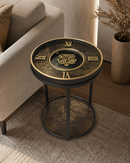 Table Horloge Vitage Moyenne – vue principale | ODECO