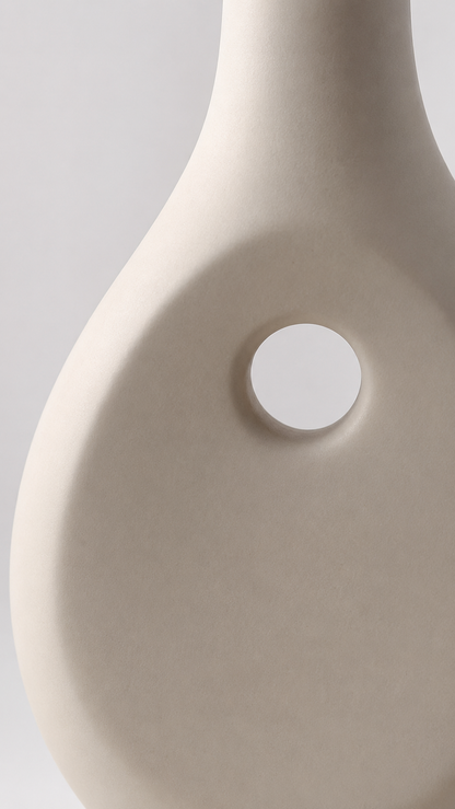 Vase en Céramique Petit Trou (GM) — vue 9, ODECO Boisbriand