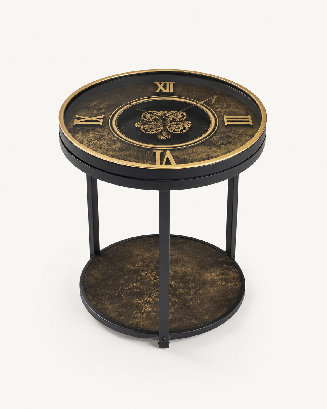 Table Horloge Vitage Moyenne – vue 3 du produit | ODECO