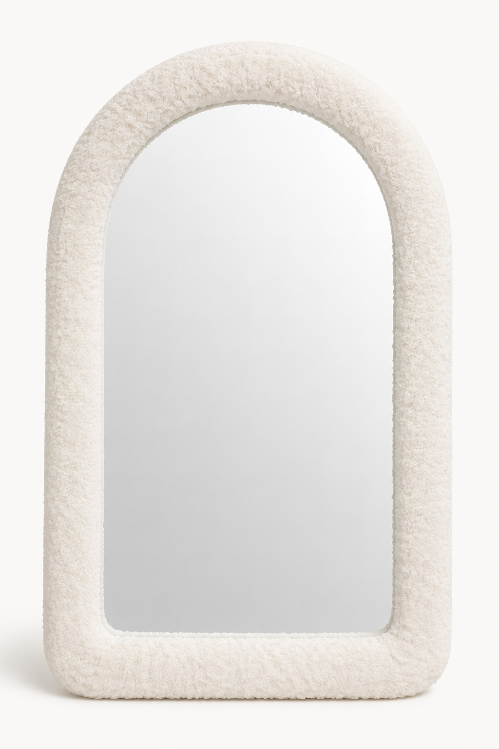 Miroir Fluffy Arc Blanc – vue 2 du produit | ODECO