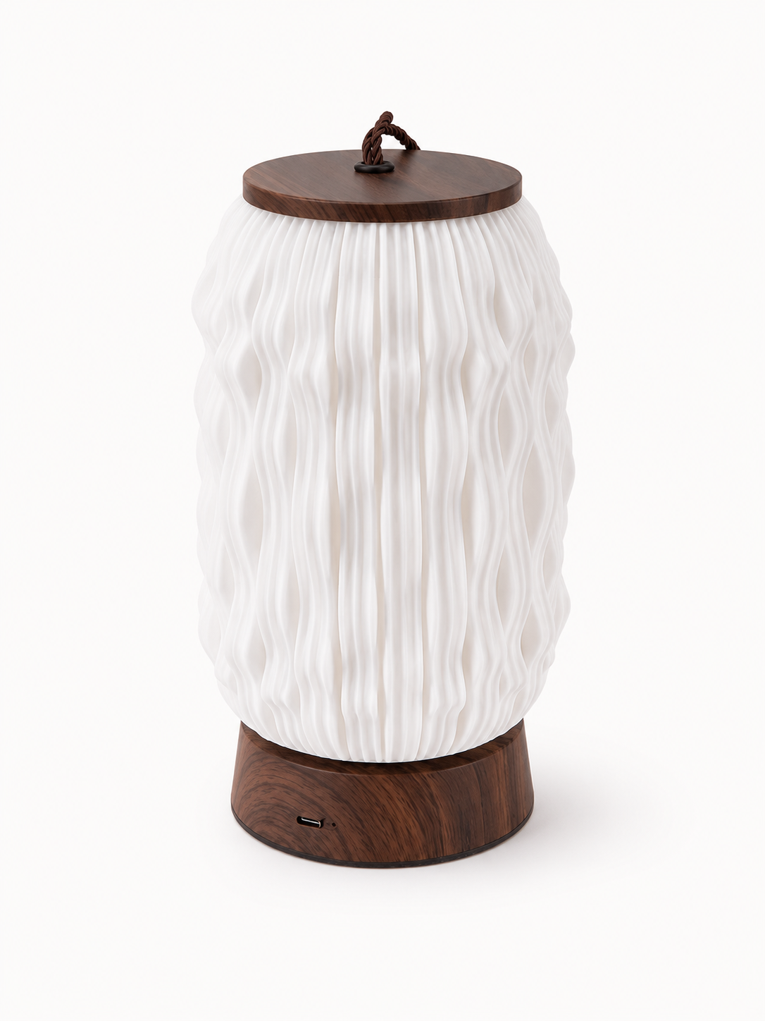 Lampe rechargeable en acrylique transparent effet cristal – vue 9 du produit | ODECO