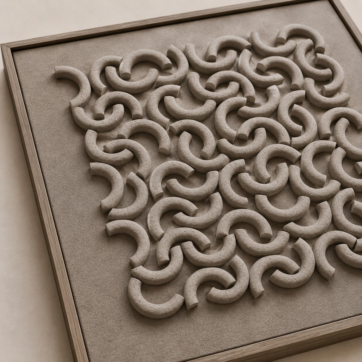 Macaroni 3D Wall Art 40*40
